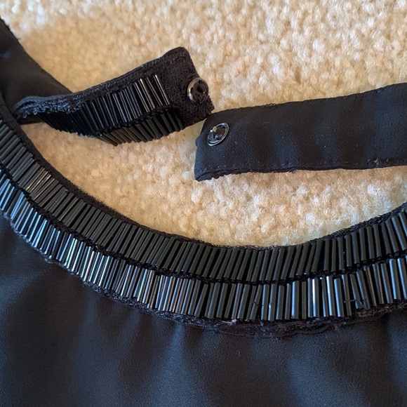 Jennifer Lopez Beaded Top, Size Medium, Black - Picture 4 of 12